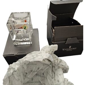 NEW Waterford Crystal Metropolitan Votive Candle Holder Made in Ireland